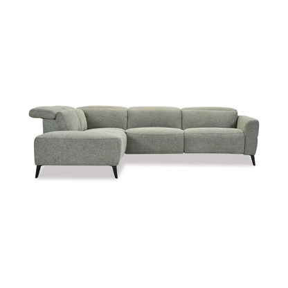 Nina 3 Seater Chaise Recliner Suite - Milan Green