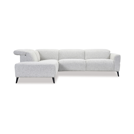 Nina 3 Seater Chaise Recliner - Milan Pepper