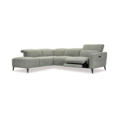 Nina 3 Seater Chaise Recliner Suite - Milan Green