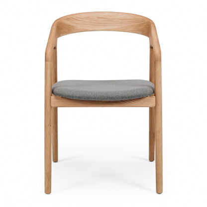 Nora Dining Chair Natural Oak / Fabric