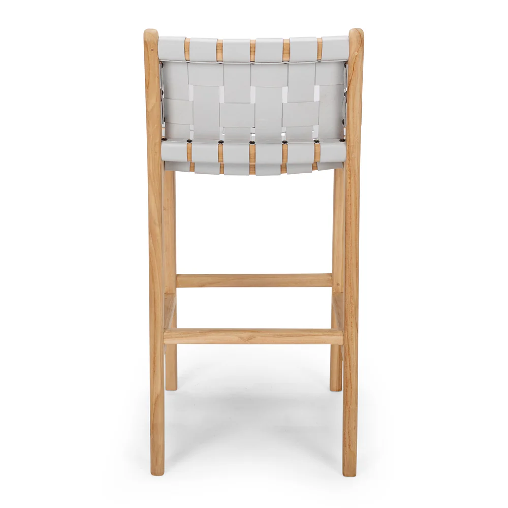 Roma Woven Highback - White
