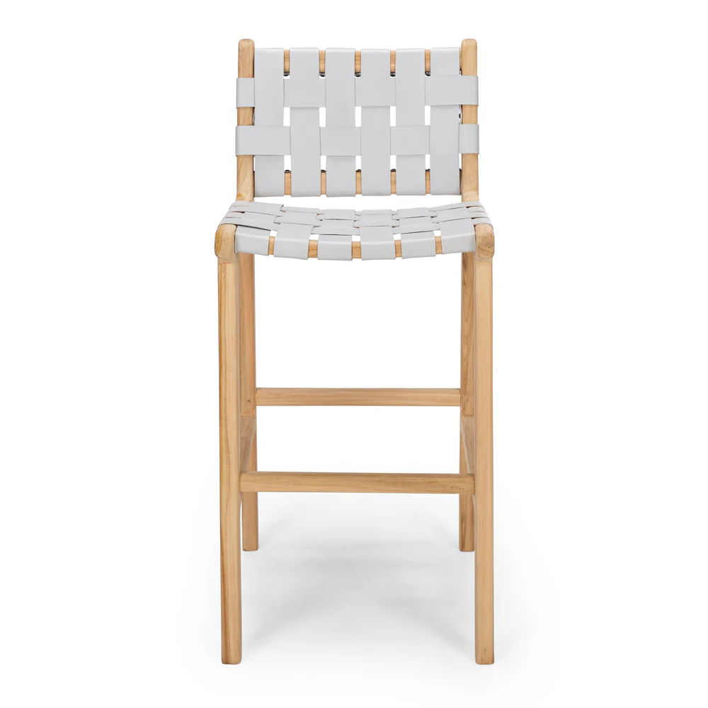 Roma Woven Highback - White