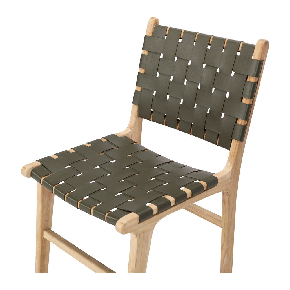 Roma Woven Dining Chair - Olive-Global Living