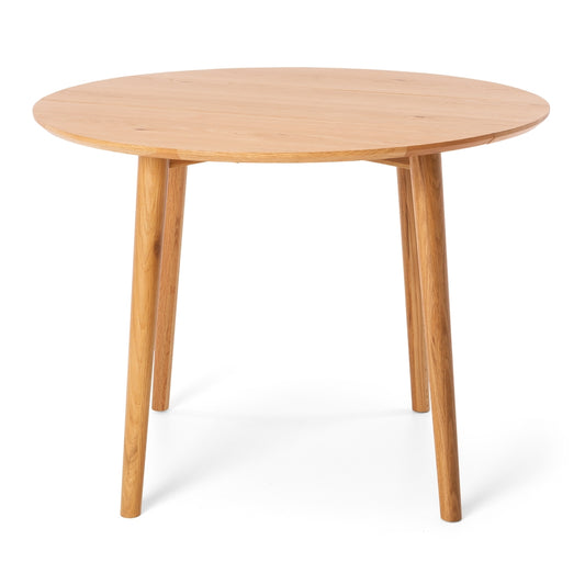 Scandi Drop Leaf Round Dining Table-Global Living