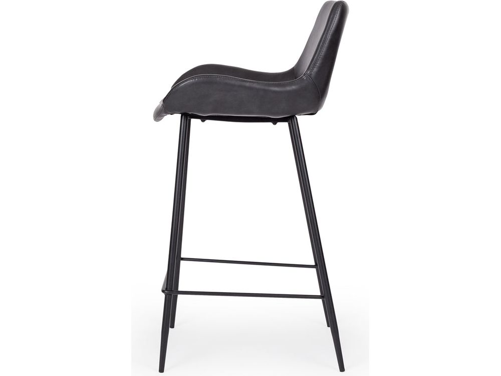 Vintage Barstool - Black-Global Living