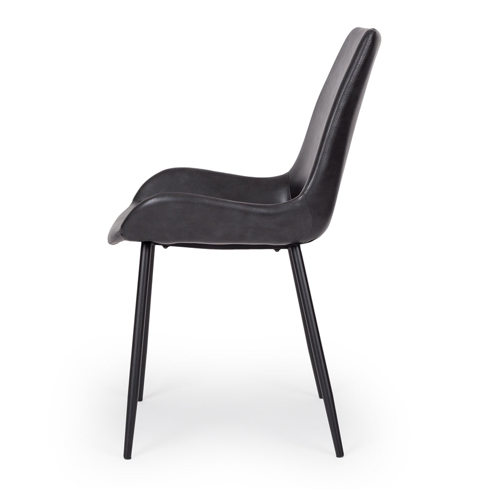 Vintage Dining Chair - Black-Global Living
