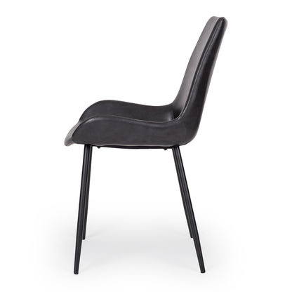 Vintage Dining Chair - Black-Global Living