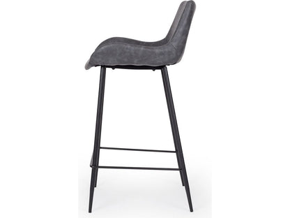 Vintage Barstool - Grey-Global Living