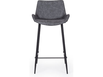 Vintage Barstool - Grey-Global Living