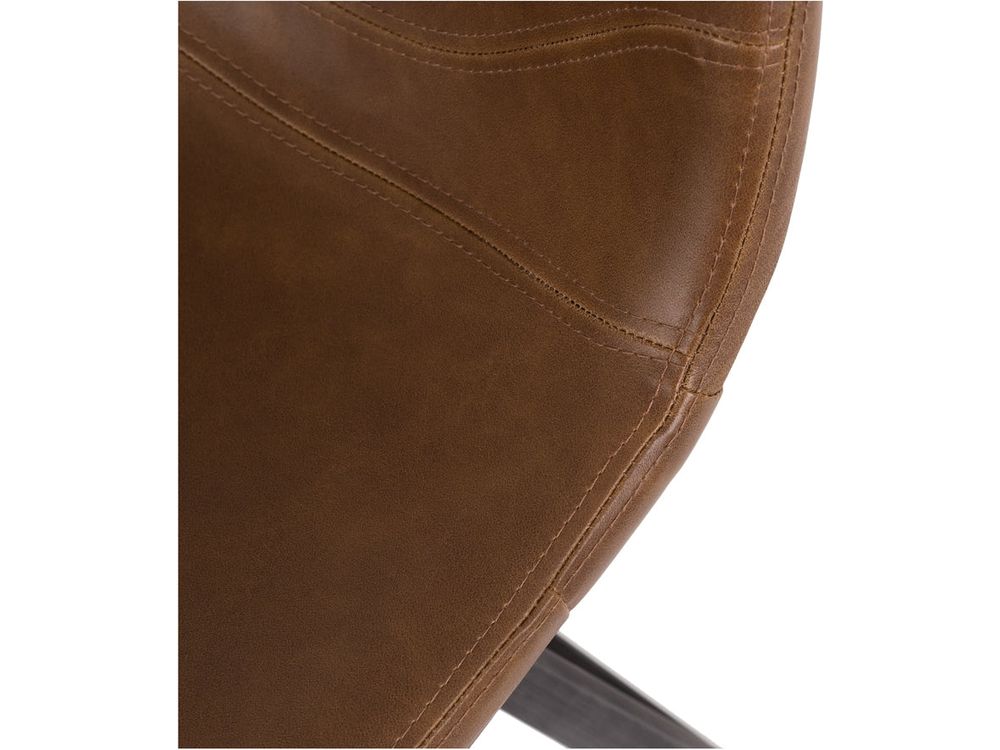 Industrial Barstool - Cognac-Global Living