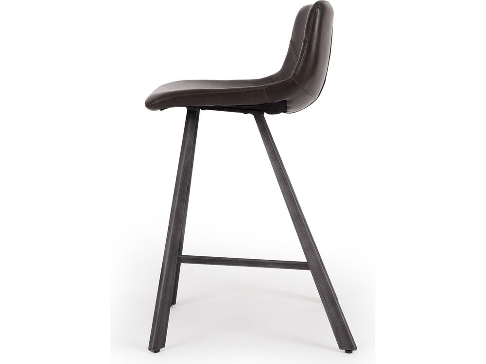 Industrial Barstool - Brown-Global Living
