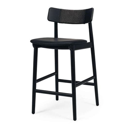 River High Back - Black-Global Living