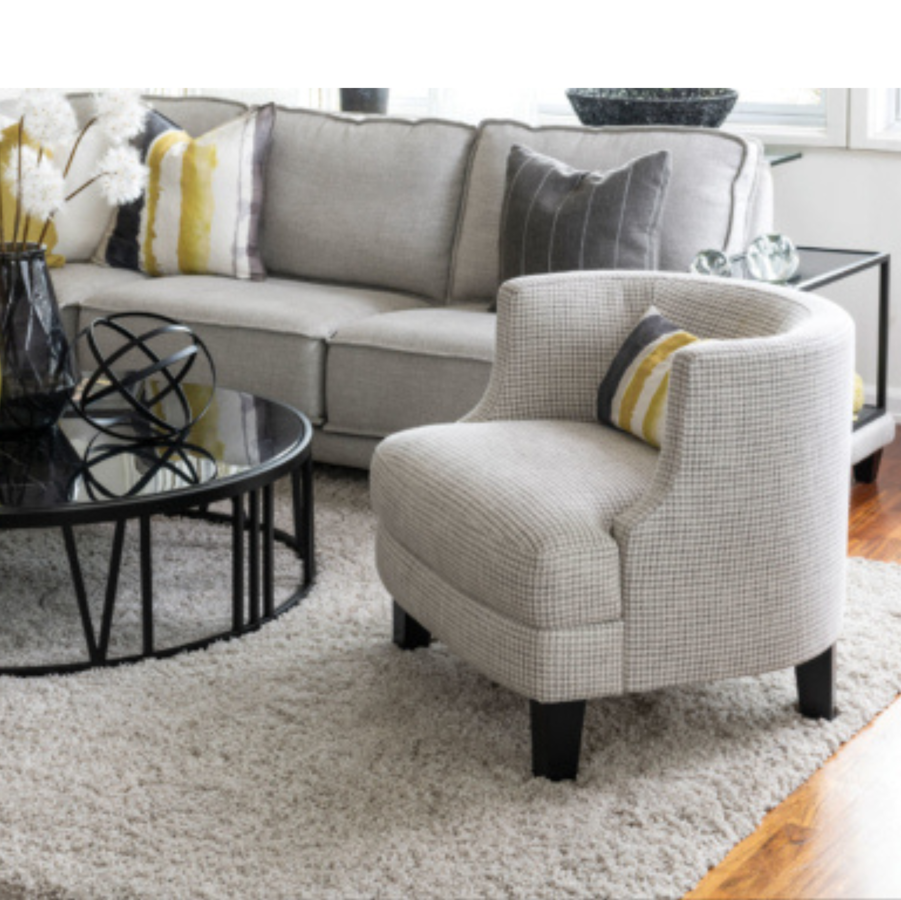 New Zealand made customizable modern occasional armchair