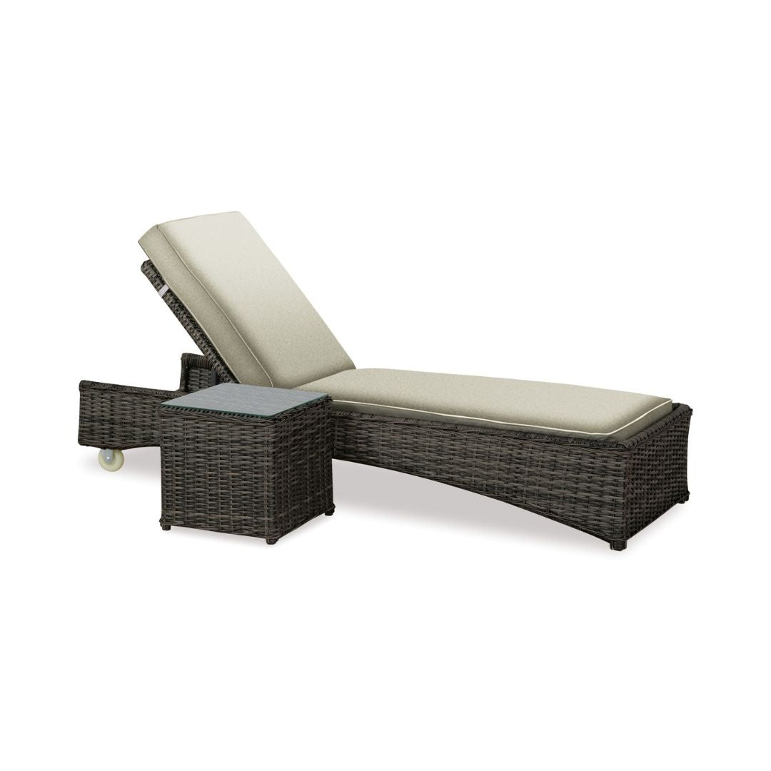 Mesa Sunlounger & Side Table-Global Living