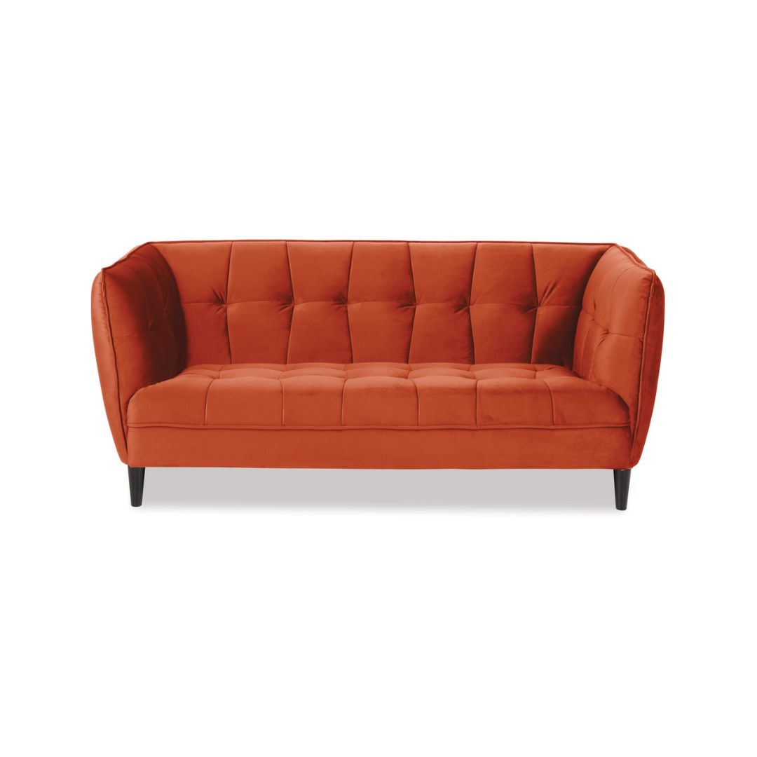 Jonna 2.5 Seater Velvet Copper-Global Living