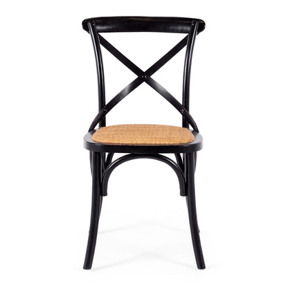 Cross Aged Chair Black-Global Living