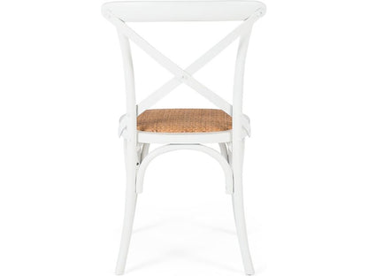 Cross Aged Dining Chair White-Global Living