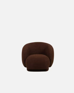 Fleur Swivel Chair - Fabric Plinth