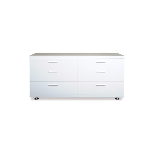 Arctic Dresser with 6 Drawers