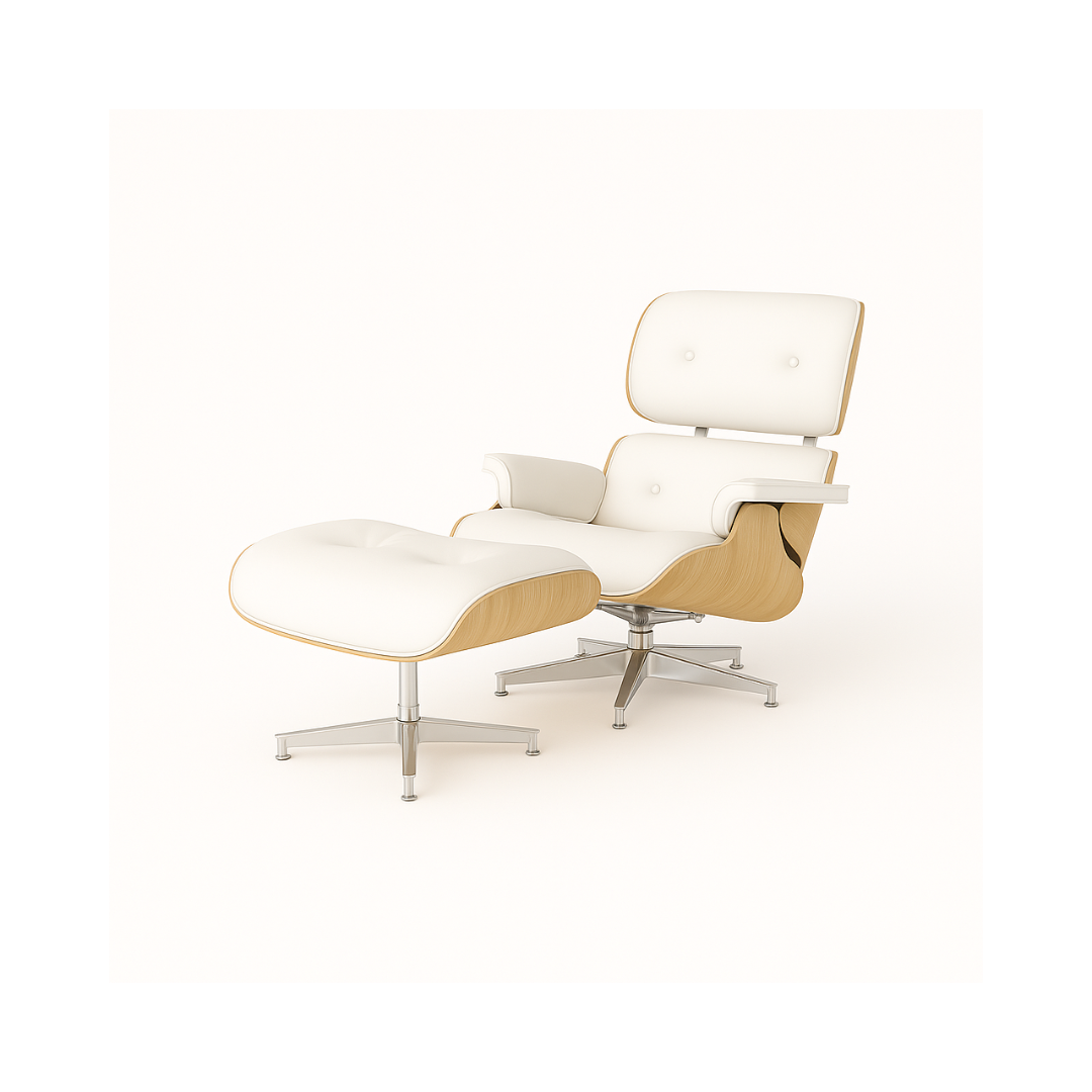 Charles Eames Chair and Footstool - Global Living