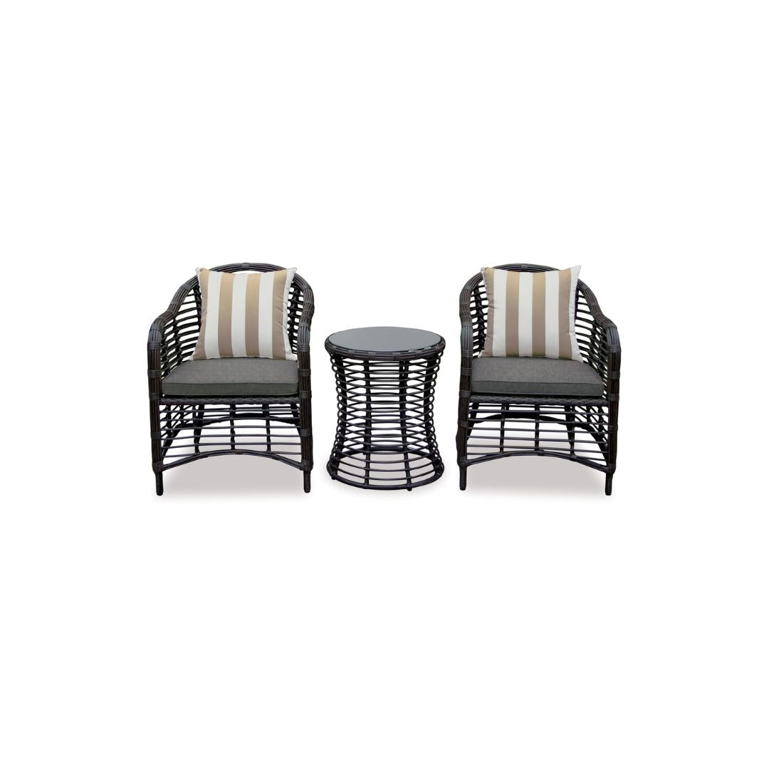 Bermuda 3 Piece Outdoor Setting-Global Living