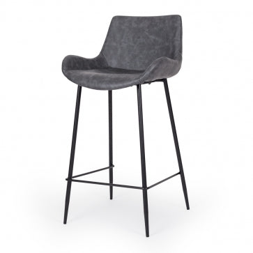Vintage Barstool - Grey-Global Living