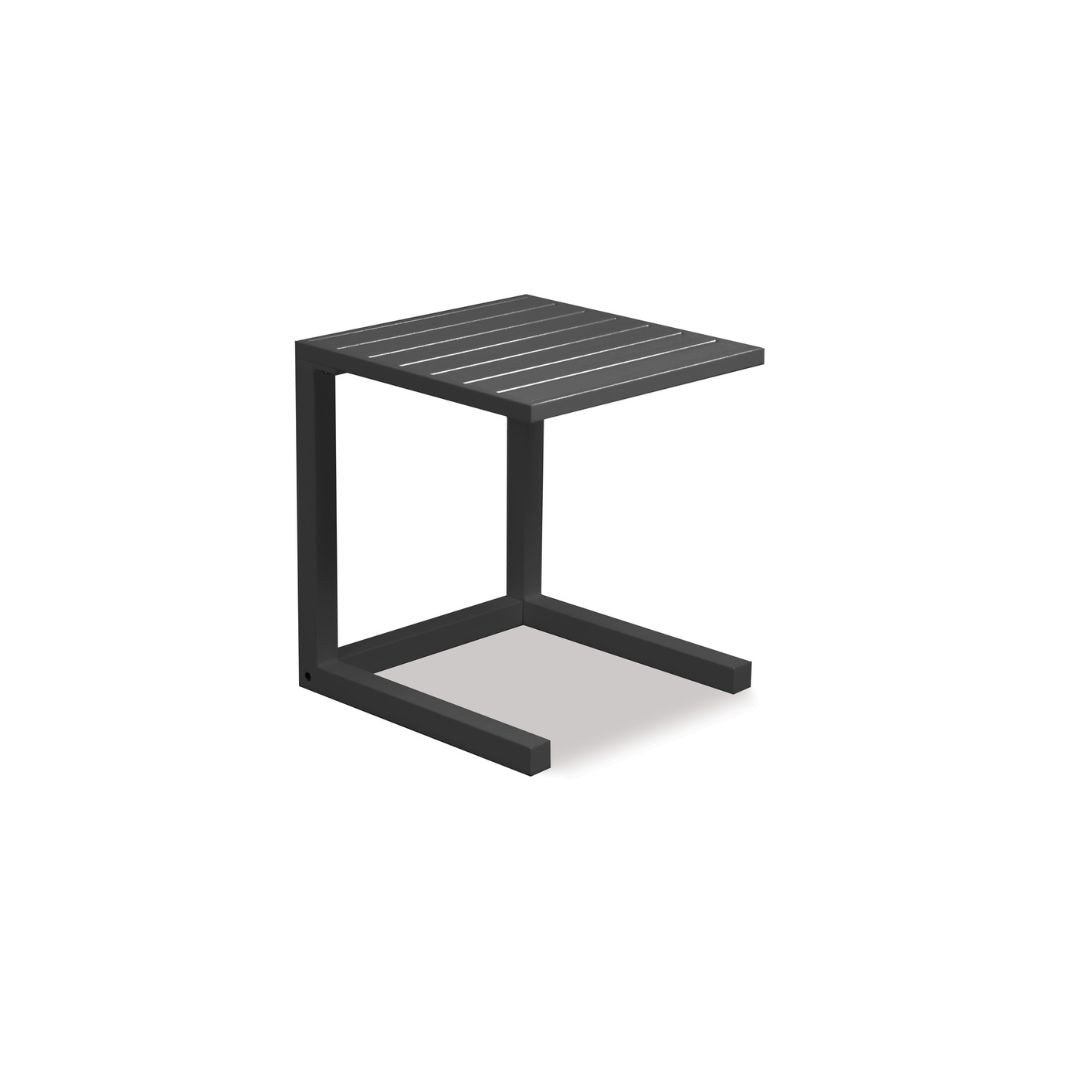 Boston Outdoor Side Table - Charcoal-Global Living