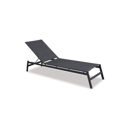 Boston Outdoor Sunlounger - Charcoal-Global Living