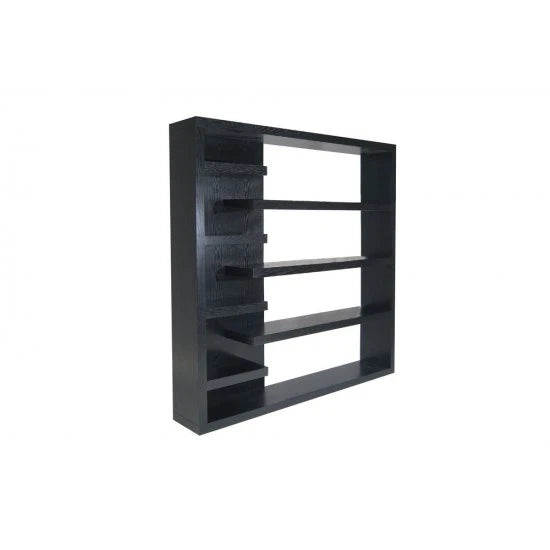 Cammie Display Shelving Unit Dark Oak-Global Living