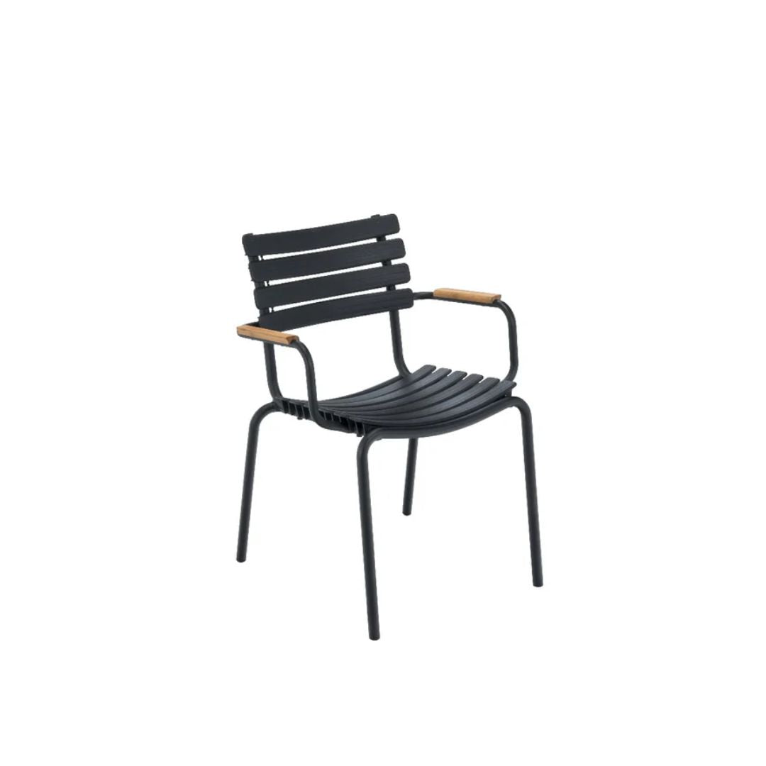 Clips Outdoor Chair -Black-Global Living