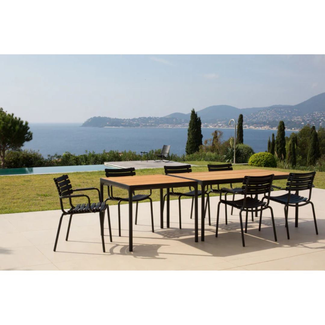 Clips Outdoor Chair -Black-Global Living