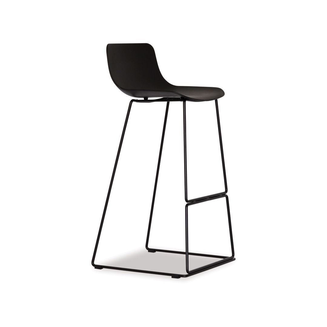Enzo Barstool - Black-Global Living