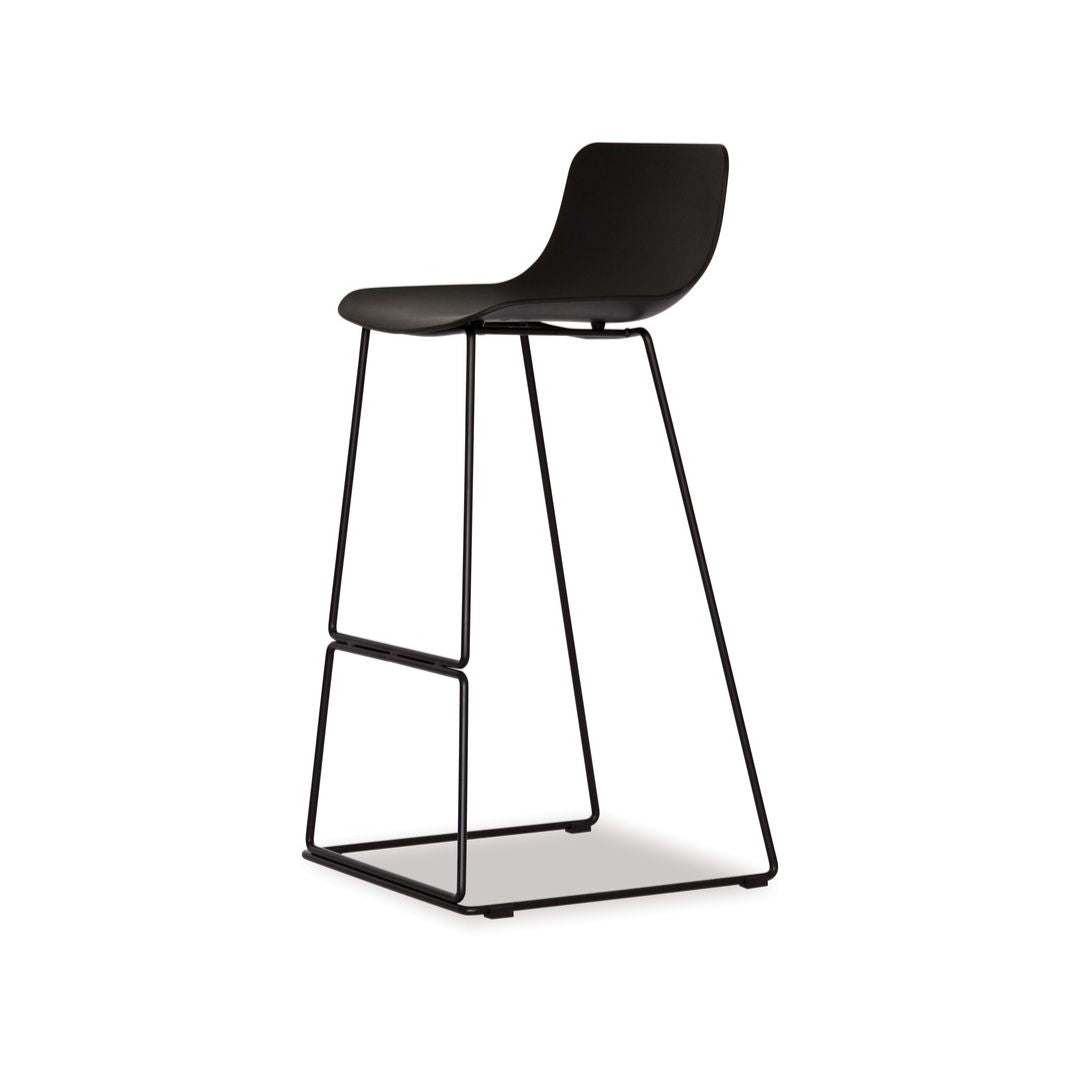 Enzo Barstool - Black-Global Living