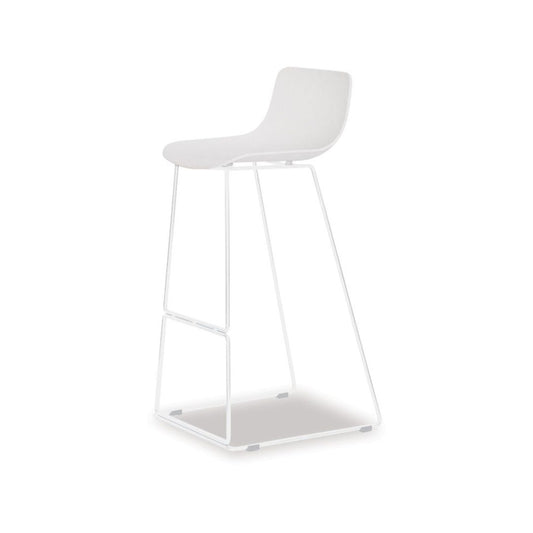 Enzo Barstool - White-Global Living