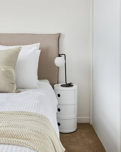 Ally 3 Drawer - White