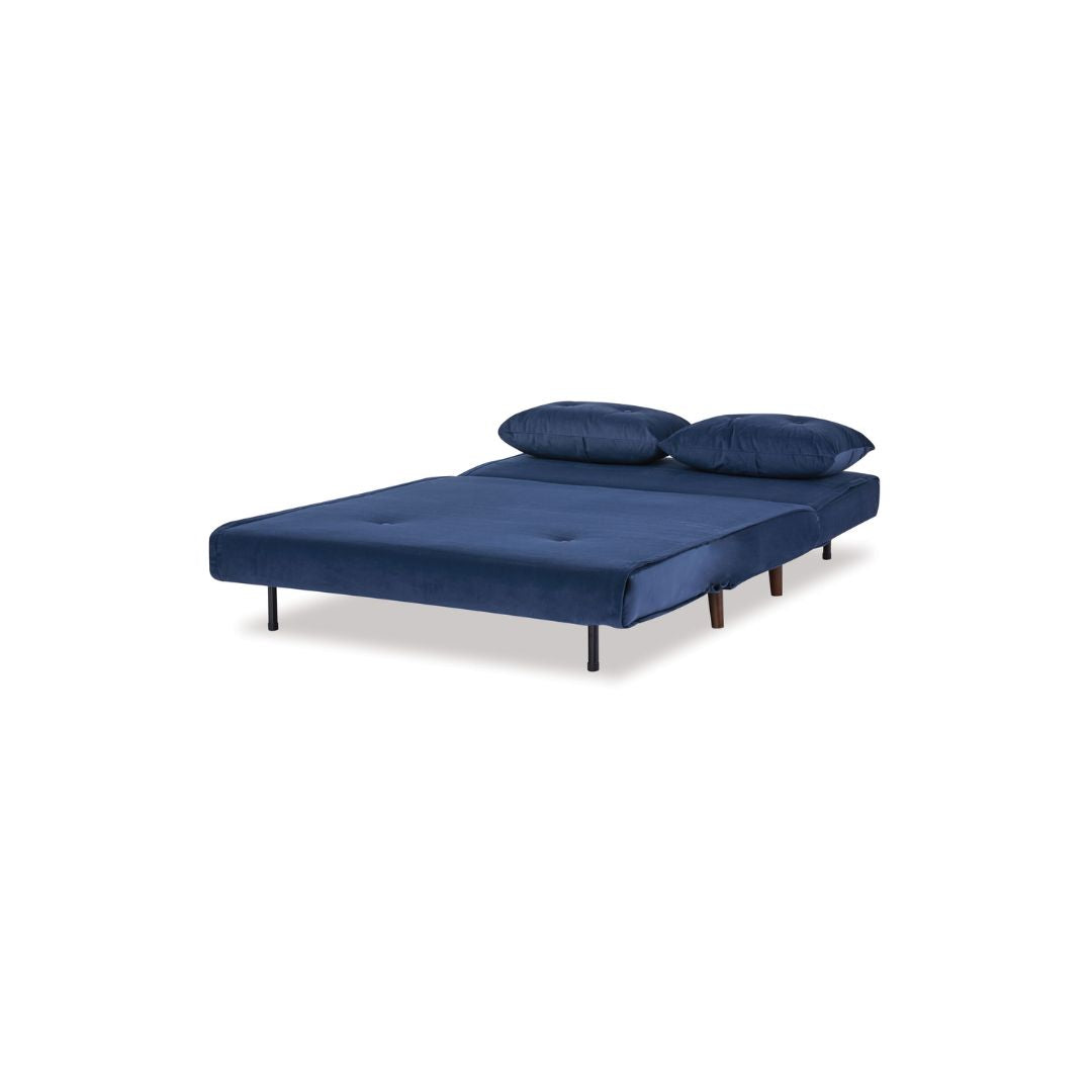 Haru 2 Seater Sofa Bed Navy-Global Living