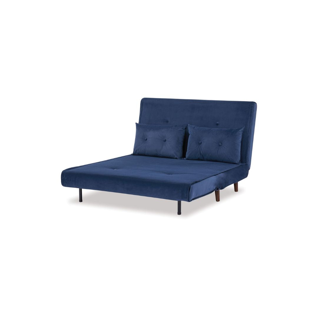 Haru 2 Seater Sofa Bed Navy-Global Living