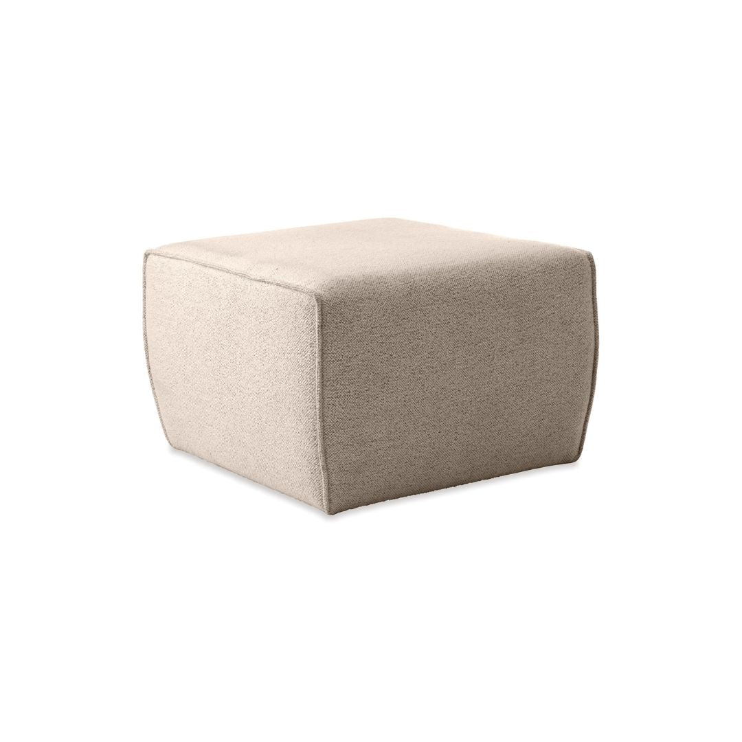 Hollis Ottoman Taupe Boucle