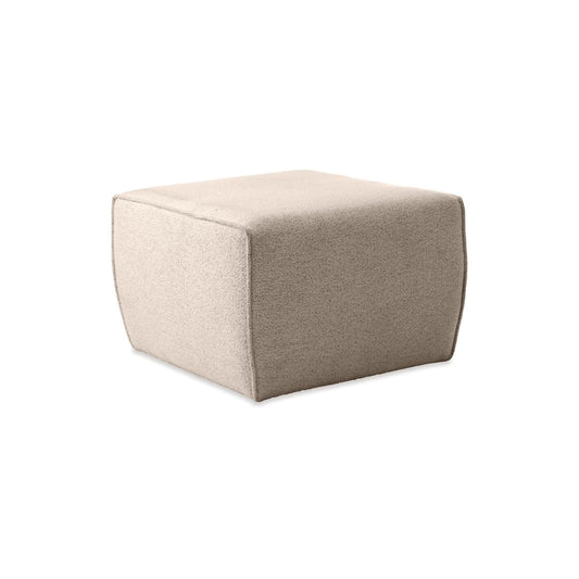 Hollis Ottoman Taupe Boucle