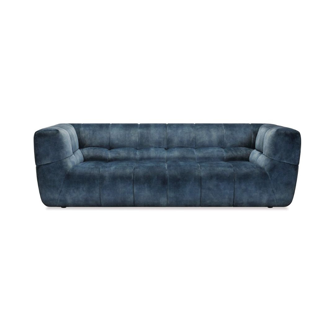 Margaret Lounge Suite 3 Seater Atlantic Velvet-Global Living