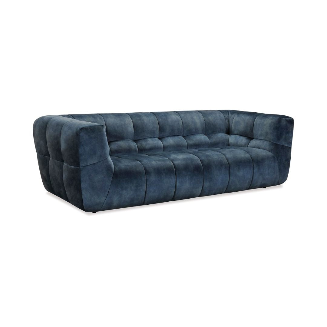 Margaret Lounge Suite 3 Seater Atlantic Velvet-Global Living