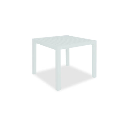 Matzo Outdoor Dining Table 900 White-Global Living