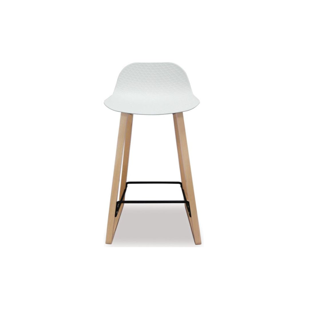 Net Barstool - White-Global Living