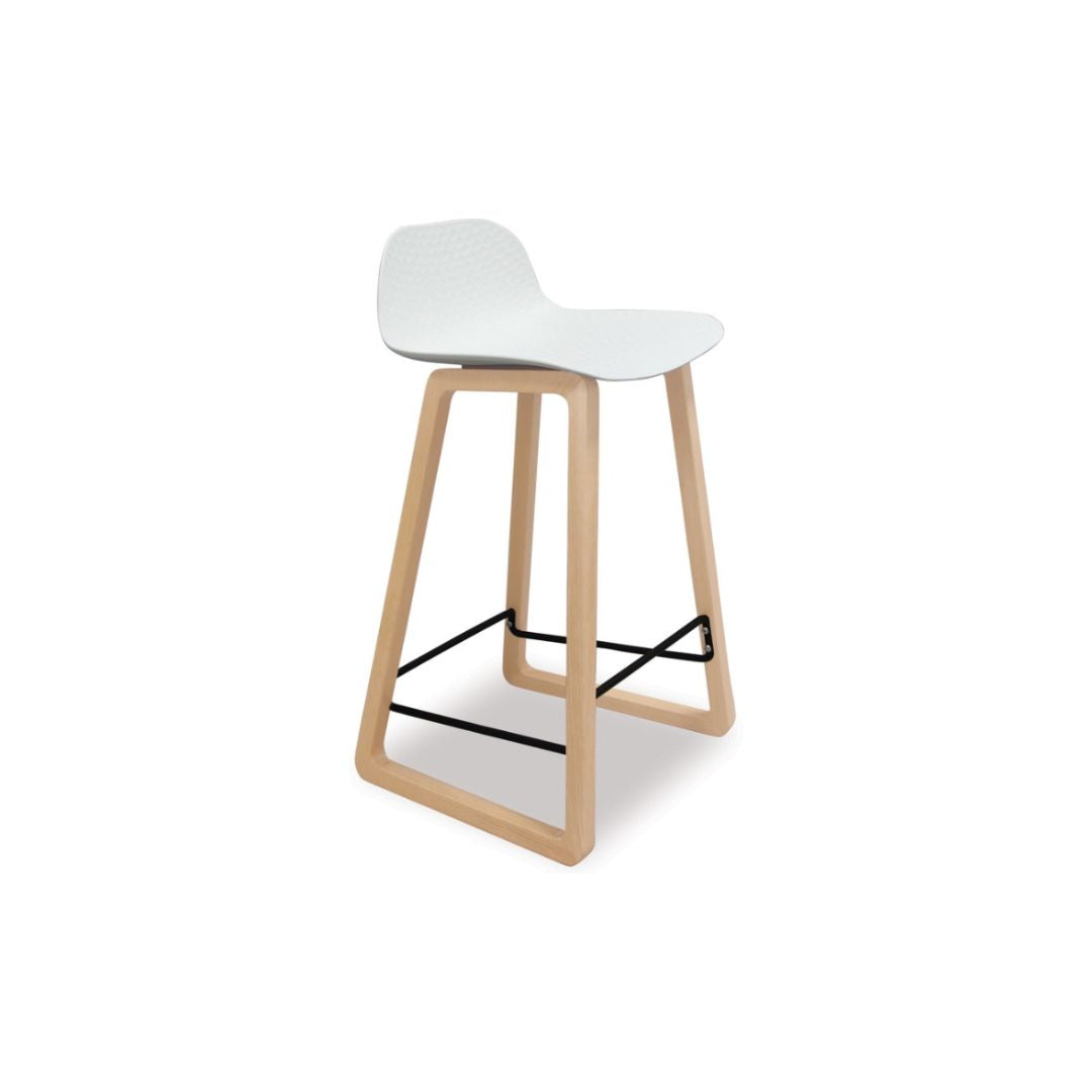 Net Barstool - White-Global Living