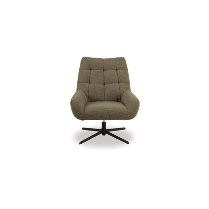 Paris Swivel Arm Chair - Basel Green-Global Living