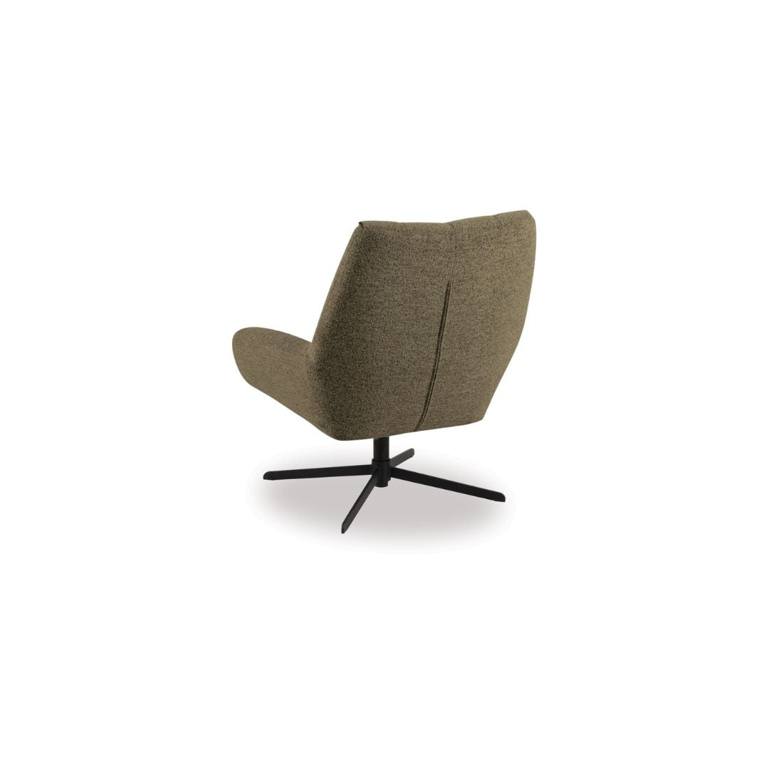 Paris Swivel Arm Chair - Basel Green-Global Living