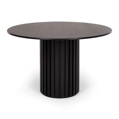Pedestal Round Dining Table - Natural