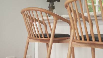 Rocco High Back Barstool Natural