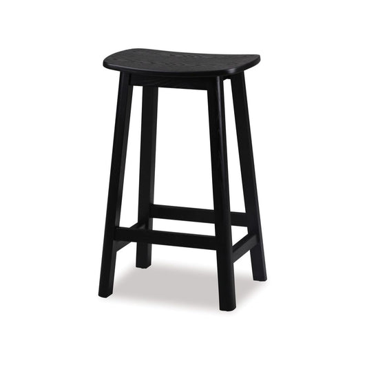 Quinn Barstool - Black-Global Living
