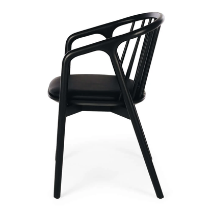 Rocco Dining Chair - Black Oak